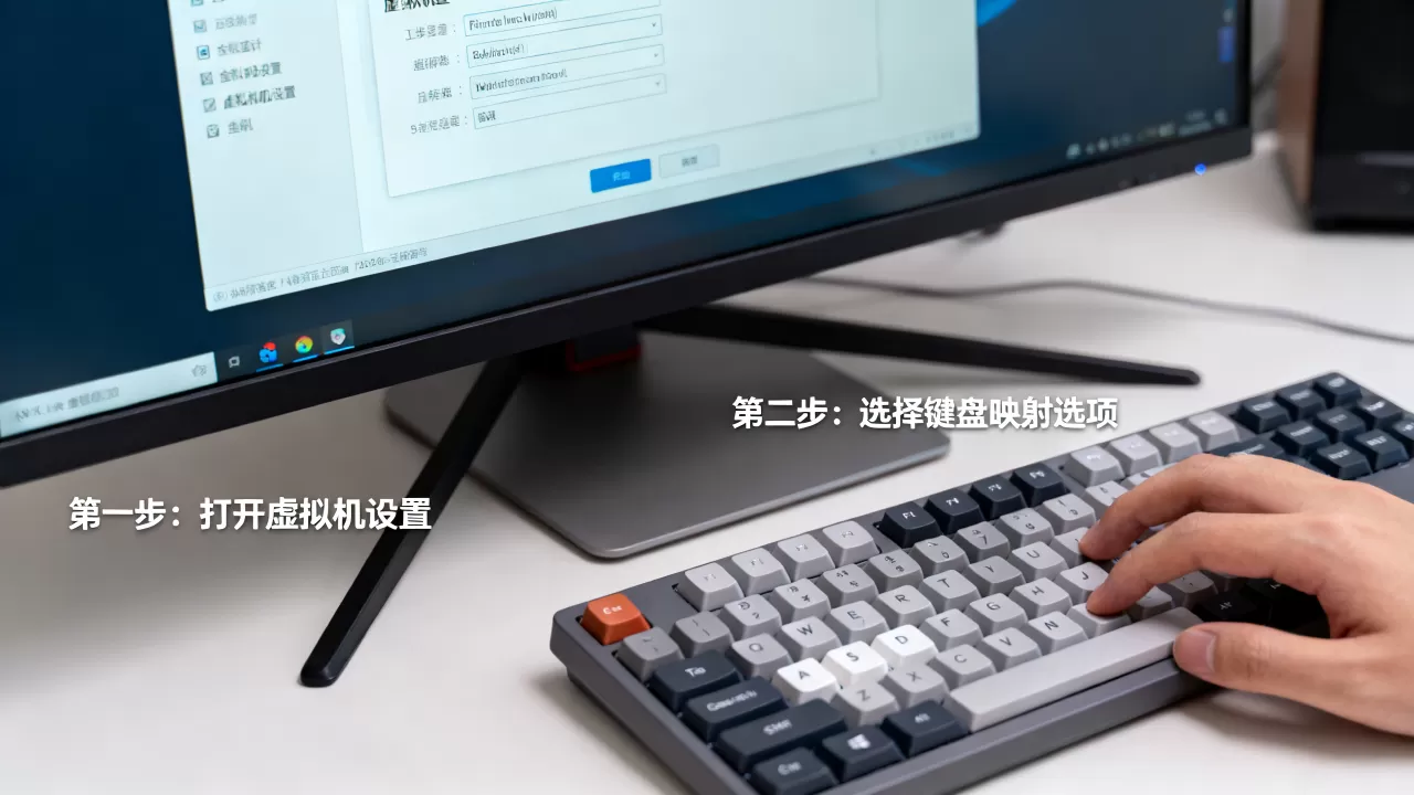 虚拟机改键位教程,如何设置自定义键盘快捷键?,虚拟机键盘映射怎么改? 虚拟机改键位教程,如何设置自定义键盘快捷键?,虚拟机键盘映射怎么改?