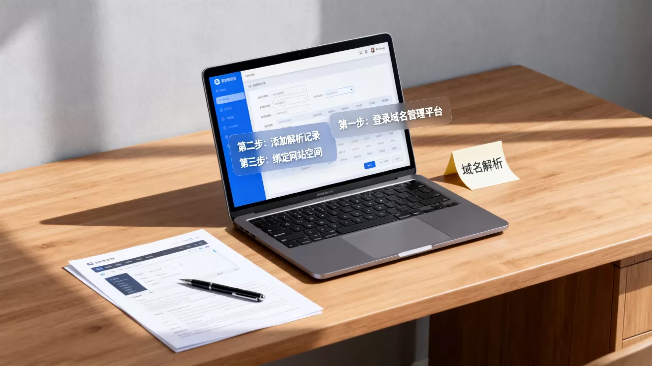 域名注册好了后怎么解析绑定网站上线？域名解析绑定教程
