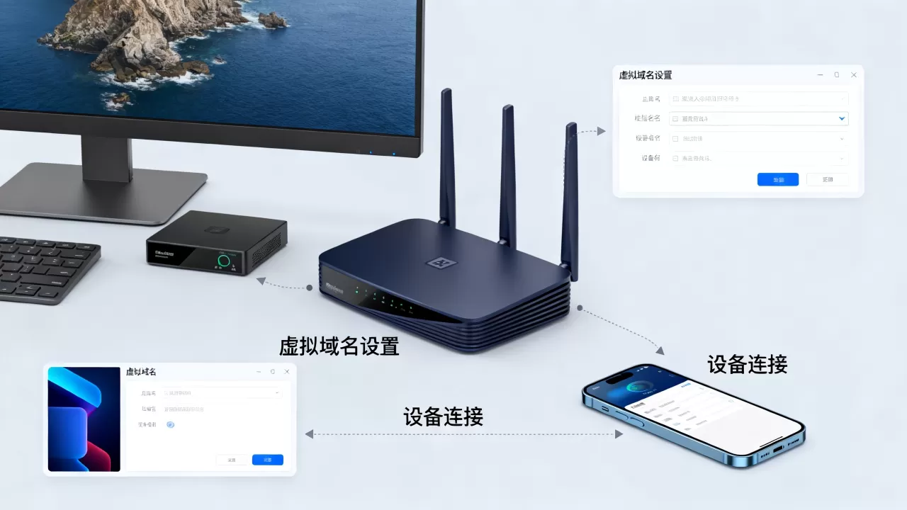 虚拟域名如何让局域网设备轻松访问?,局域网设备访问怎么实现 虚拟域名如何让局域网设备轻松访问?,局域网设备访问怎么实现