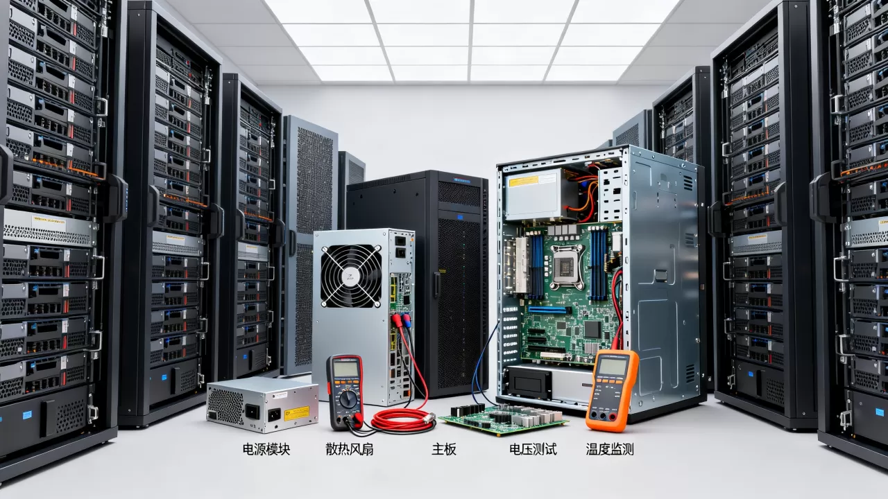 服务器自动关机重启是什么原因导致的？服务器无故断电宕机故障排查