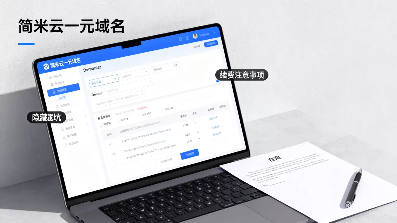简米云一元域名是真的吗?续费和隐藏坑要注意什么?低价域名背后有哪些猫腻? 简米云一元域名是真的吗?续费和隐藏坑要注意什么?低价域名背后有哪些猫腻?