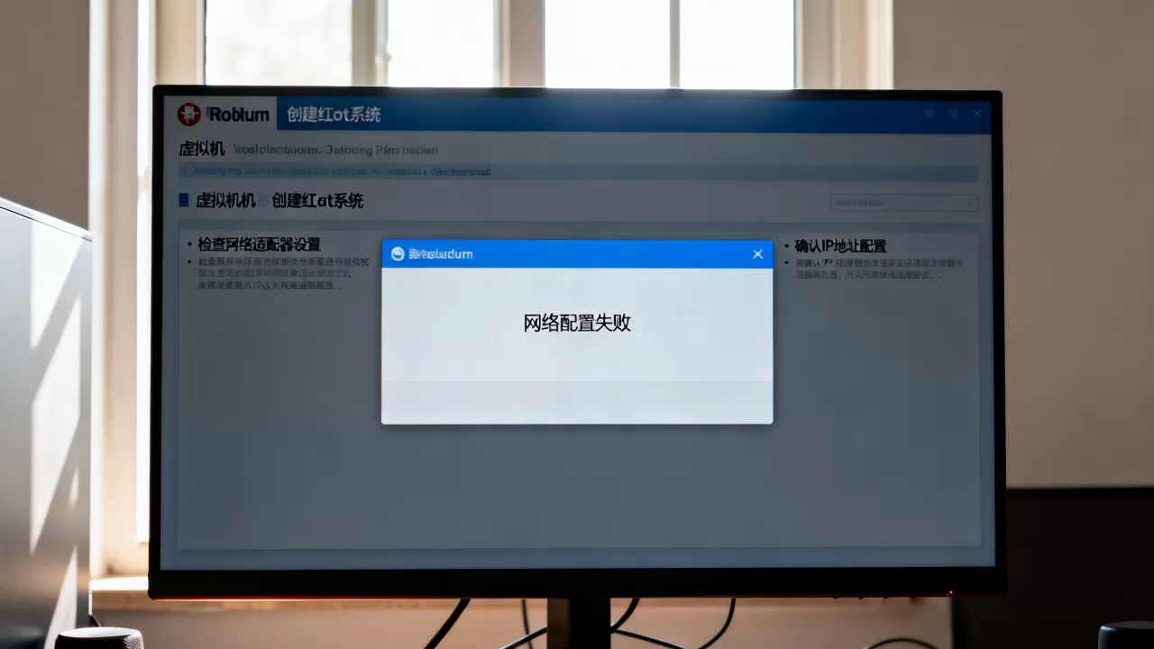 虚拟机创建红帽时，网络配置错误怎么办？虚拟机网络配置失败如何解决
