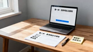一级域名注册步骤有哪些？新手如何快速完成一级域名注册？