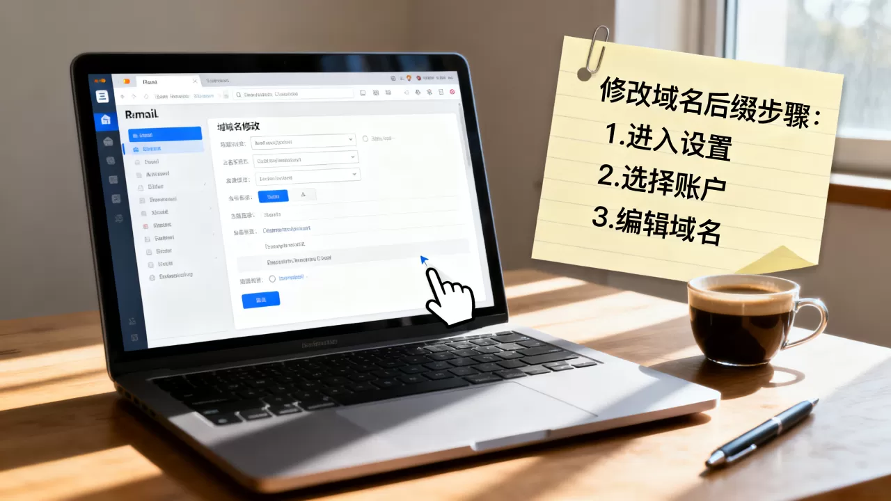 邮箱如何改后面域名？怎么改邮箱域名后缀