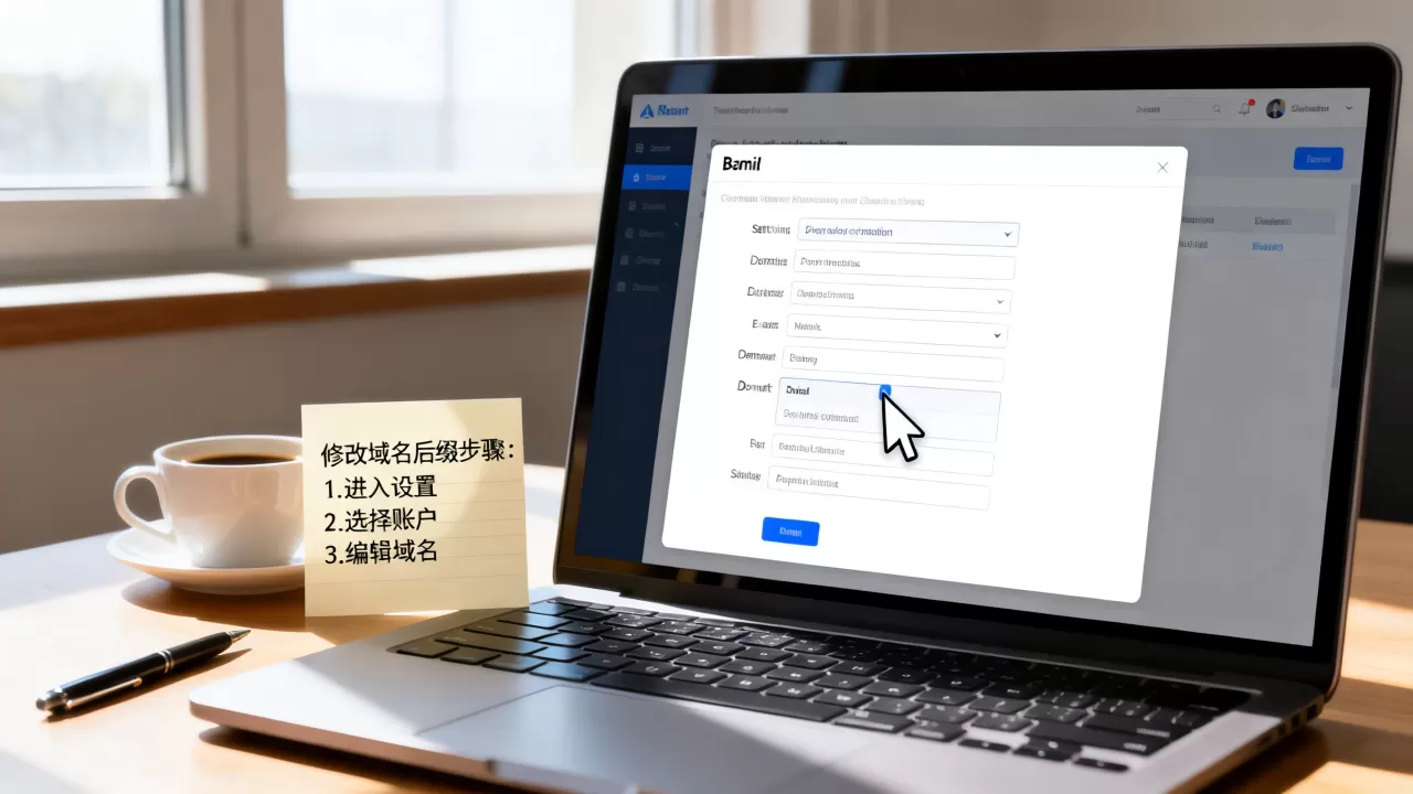 邮箱如何改后面域名？怎么改邮箱域名后缀