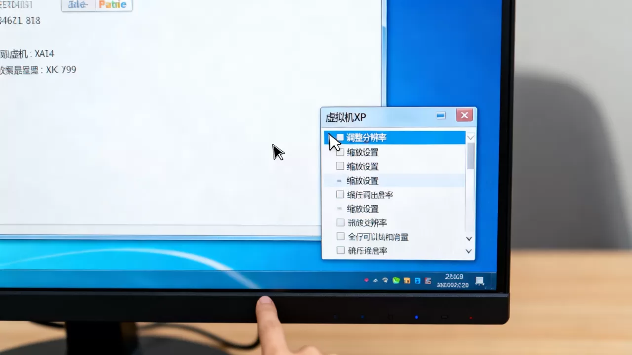 虚拟机xp放大后显示不全怎么办?,xp虚拟机屏幕超出显示器怎么调 虚拟机xp放大后显示不全怎么办?,xp虚拟机屏幕超出显示器怎么调
