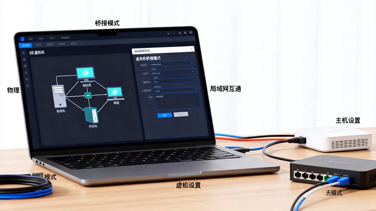 虚拟机桥接模式如何配置局域网互通，主机局域网互通怎么设置？