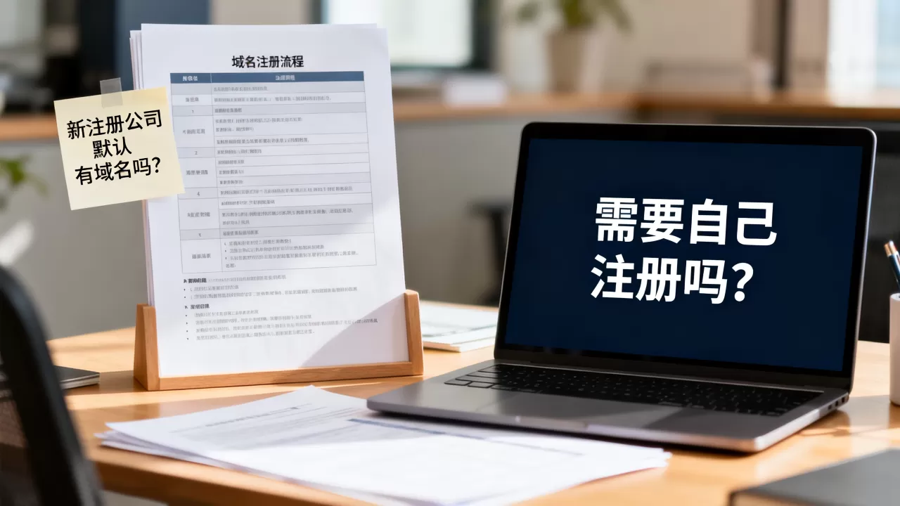 新注册公司默认有域名吗，需要自己注册吗