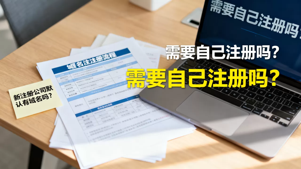 新注册公司默认有域名吗，需要自己注册吗