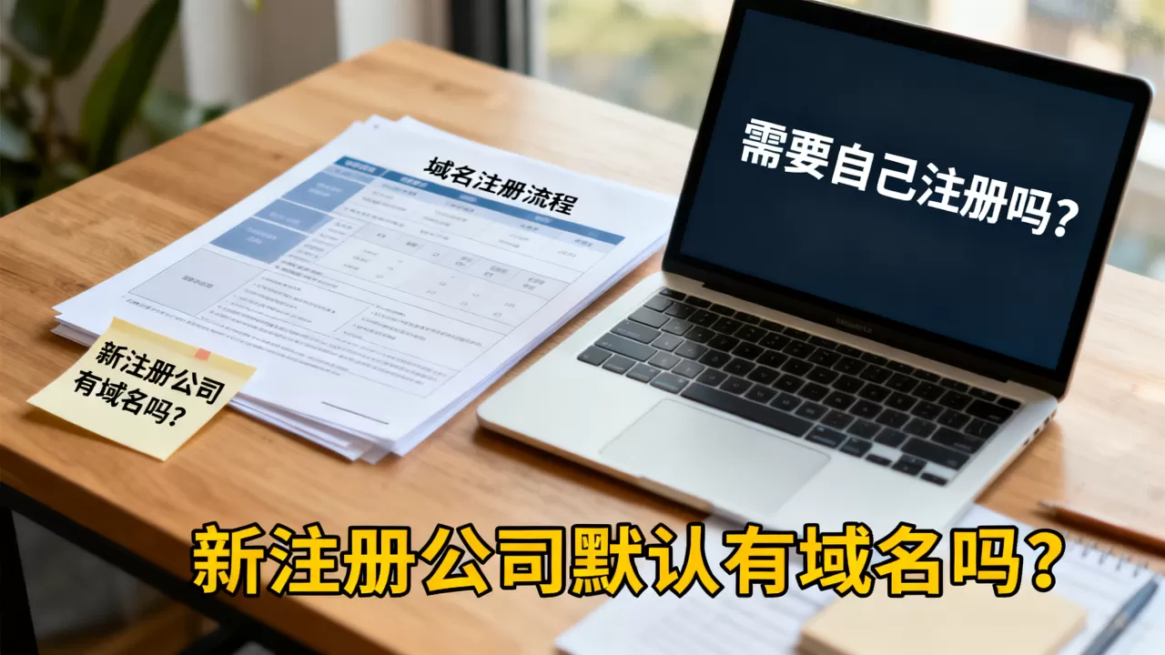 新注册公司默认有域名吗，需要自己注册吗
