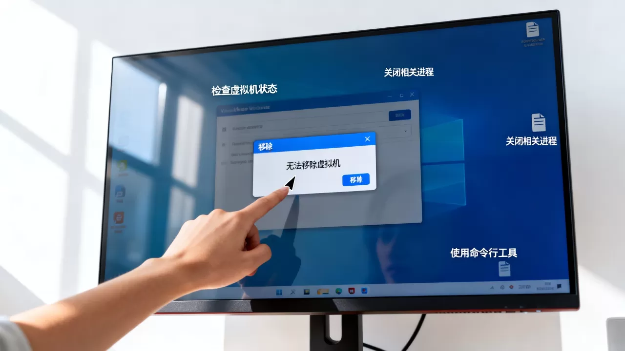 虚拟机无法移除怎么办？，虚拟机无法删除怎么解决