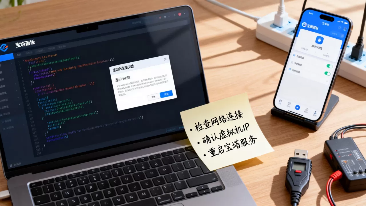 宝塔登录虚拟机时提示连接失败怎么办?,宝塔面板无法连接虚拟机解决方法 宝塔登录虚拟机时提示连接失败怎么办?,宝塔面板无法连接虚拟机解决方法