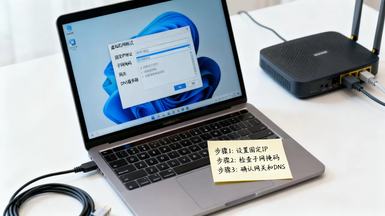 虚拟机固定主机IP后,如何配置才能确保网络稳定连接?,虚拟机IP配置教程 虚拟机固定主机IP后,如何配置才能确保网络稳定连接?,虚拟机IP配置教程