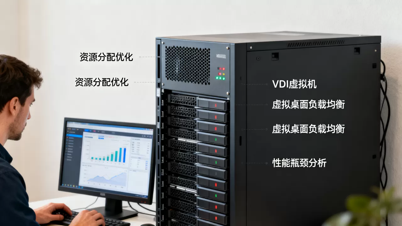 VDI虚拟机计算如何优化性能与资源利用率?虚拟桌面性能瓶颈怎么解决? VDI虚拟机计算如何优化性能与资源利用率?虚拟桌面性能瓶颈怎么解决?