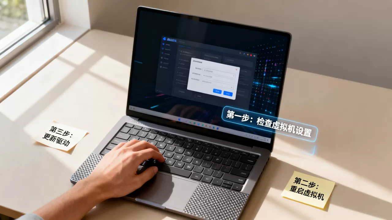 虚拟机键盘没反应怎么办?教你3步快速解决!,虚拟机键盘失灵如何恢复? 虚拟机键盘没反应怎么办?教你3步快速解决!,虚拟机键盘失灵如何恢复?