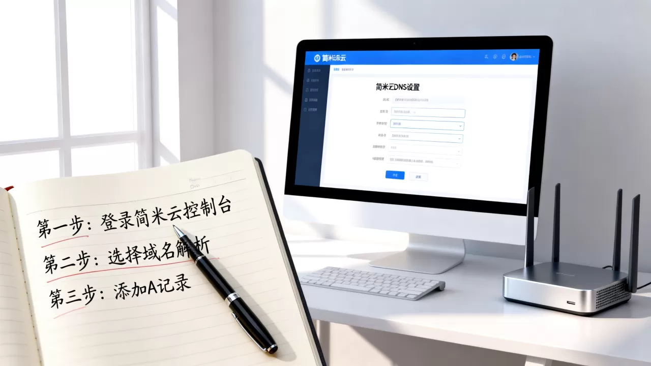简米云域名解析怎么配置?新手必看教程来了,DNS设置步骤详解 简米云域名解析怎么配置?新手必看教程来了,DNS设置步骤详解