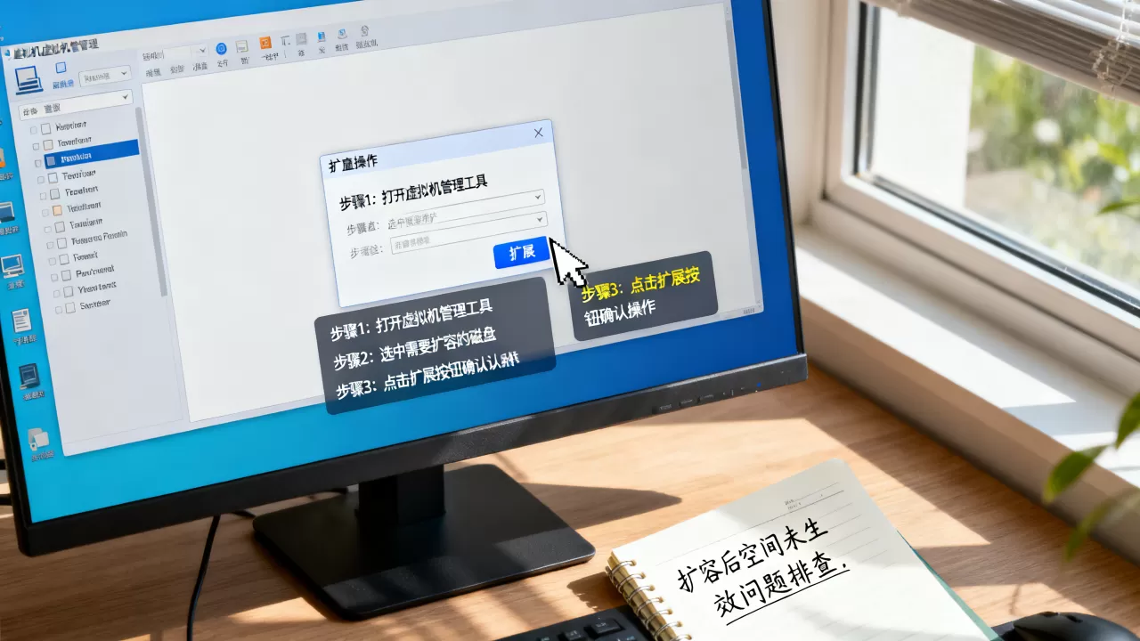 虚拟机拓展磁盘后空间未生效怎么办?,虚拟机磁盘扩容后空间没变化如何解决 虚拟机拓展磁盘后空间未生效怎么办?,虚拟机磁盘扩容后空间没变化如何解决