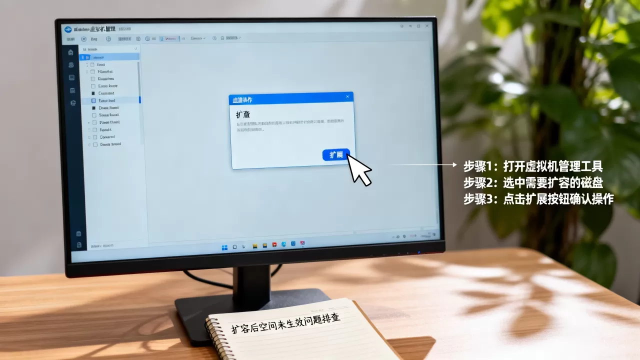 虚拟机拓展磁盘后空间未生效怎么办?,虚拟机磁盘扩容后空间没变化如何解决 虚拟机拓展磁盘后空间未生效怎么办?,虚拟机磁盘扩容后空间没变化如何解决