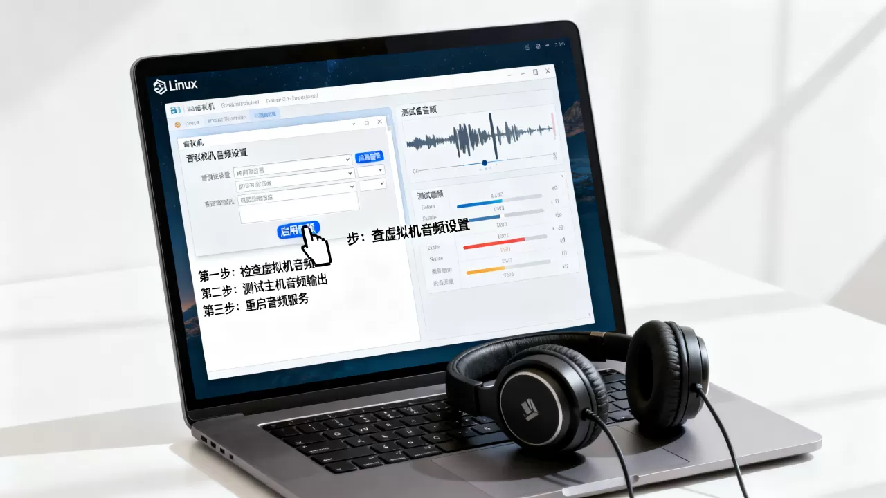 虚拟机Linux没声音？教你3步解决系统音频输出问题，Linux虚拟机没声音怎么解决？
