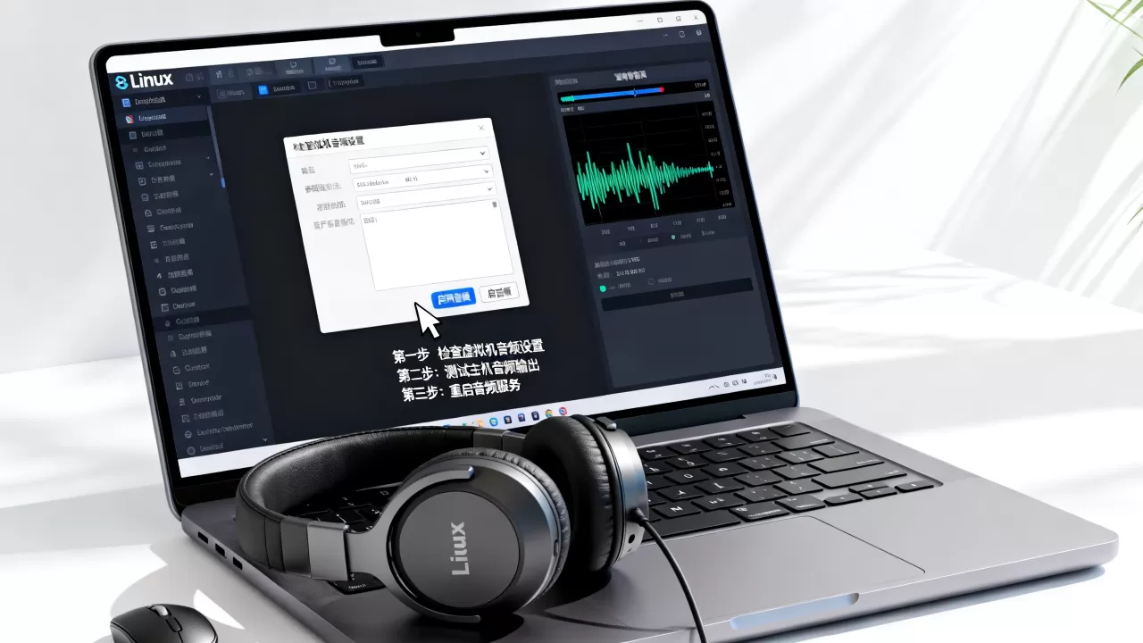 虚拟机Linux没声音？教你3步解决系统音频输出问题，Linux虚拟机没声音怎么解决？