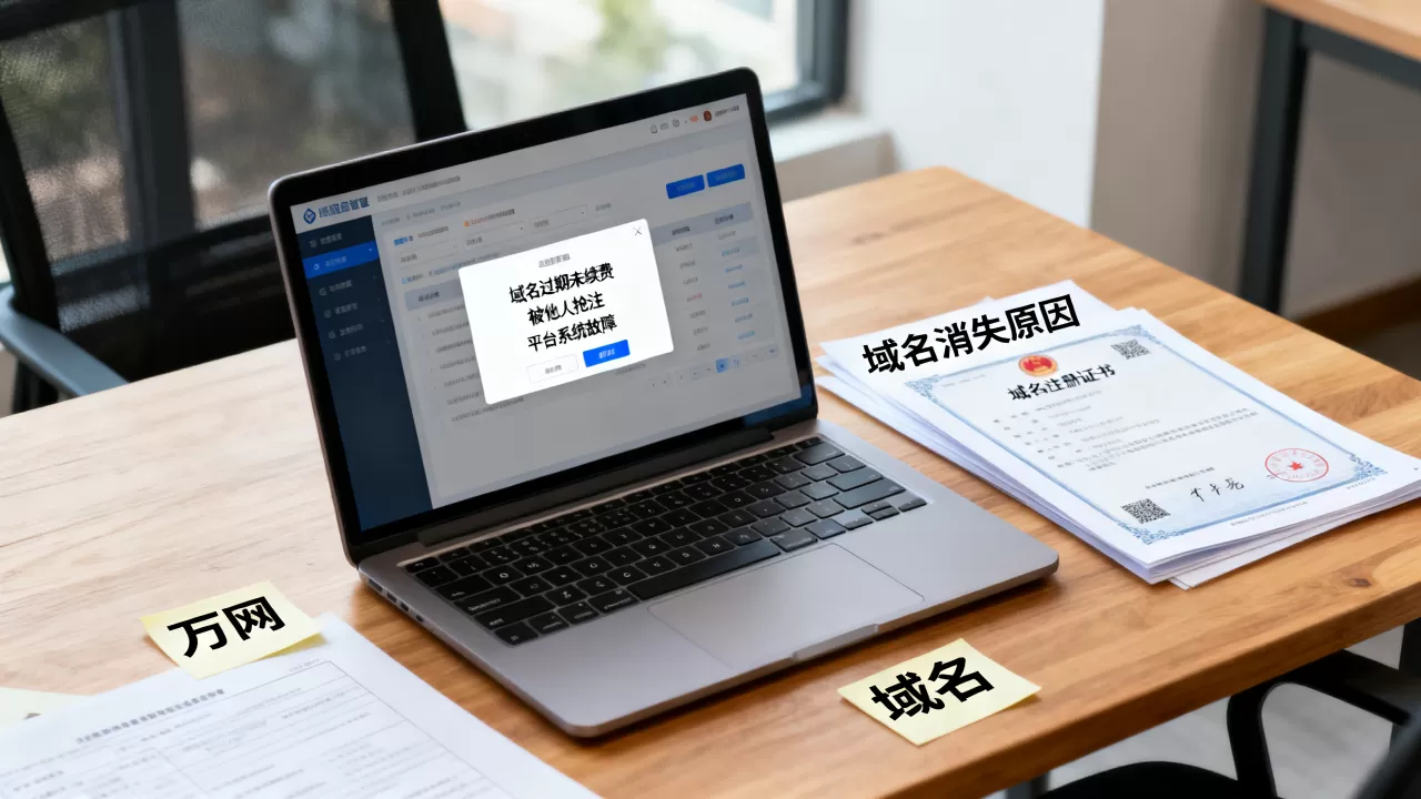 万网买的域名突然不见了,到底怎么回事?域名消失原因详解 万网买的域名突然不见了,到底怎么回事?域名消失原因详解
