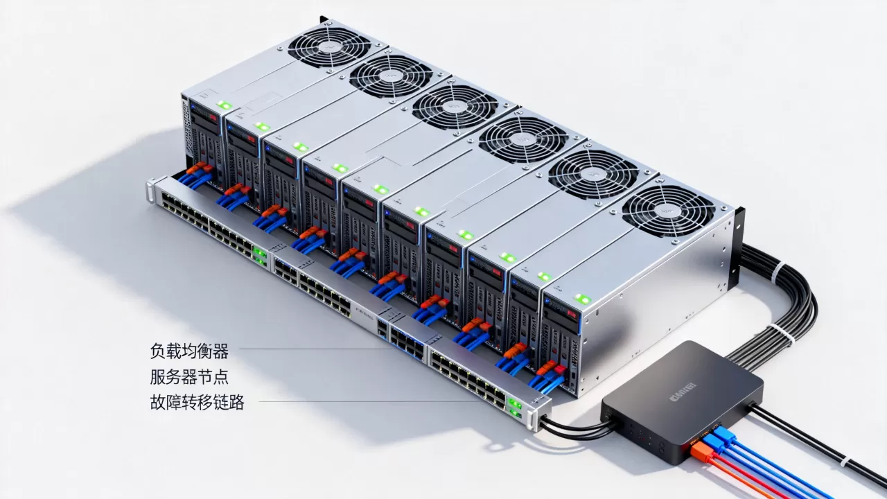 服务器群集负载均衡如何实现高效资源分配与故障转移?,群集负载均衡故障转移最佳实践 服务器群集负载均衡如何实现高效资源分配与故障转移?,群集负载均衡故障转移最佳实践