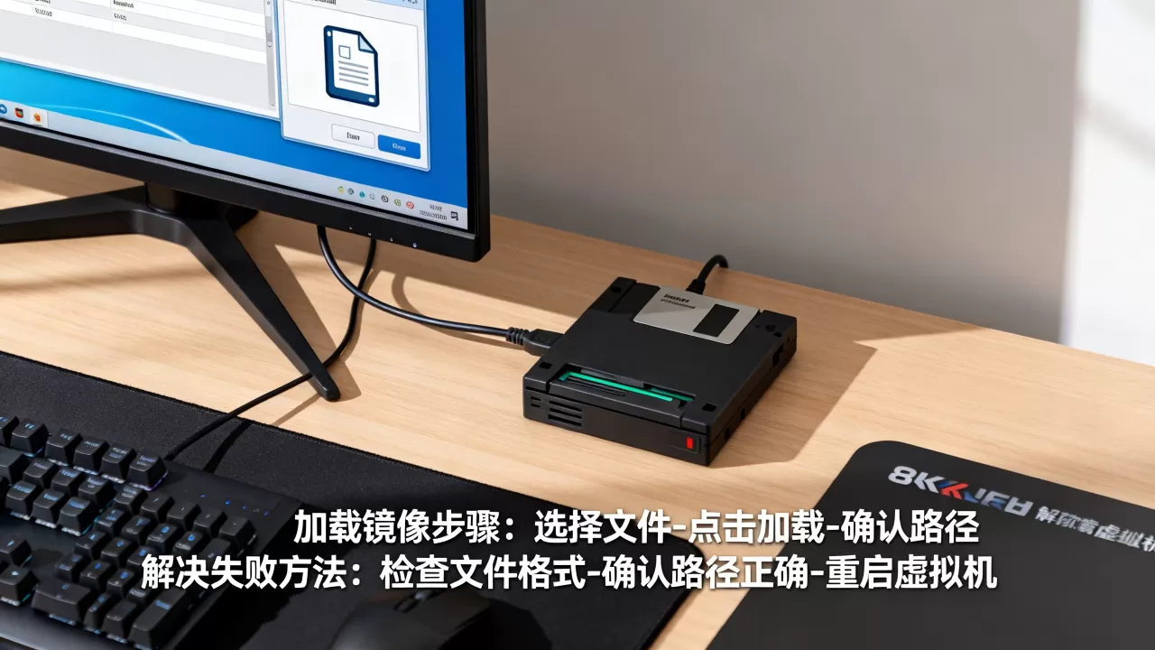 虚拟机软驱映像文件怎么用?加载镜像失败如何解决? 虚拟机软驱映像文件怎么用?加载镜像失败如何解决?