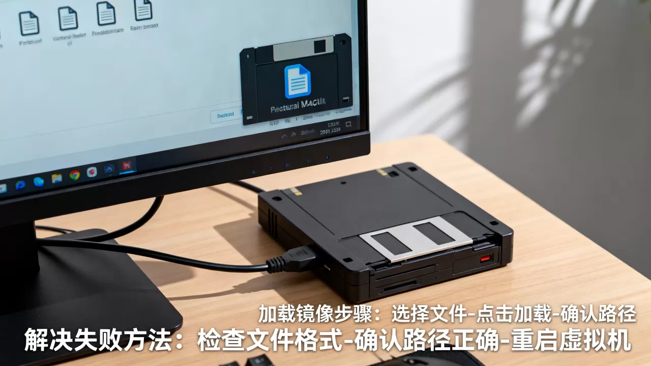 虚拟机软驱映像文件怎么用?加载镜像失败如何解决? 虚拟机软驱映像文件怎么用?加载镜像失败如何解决?