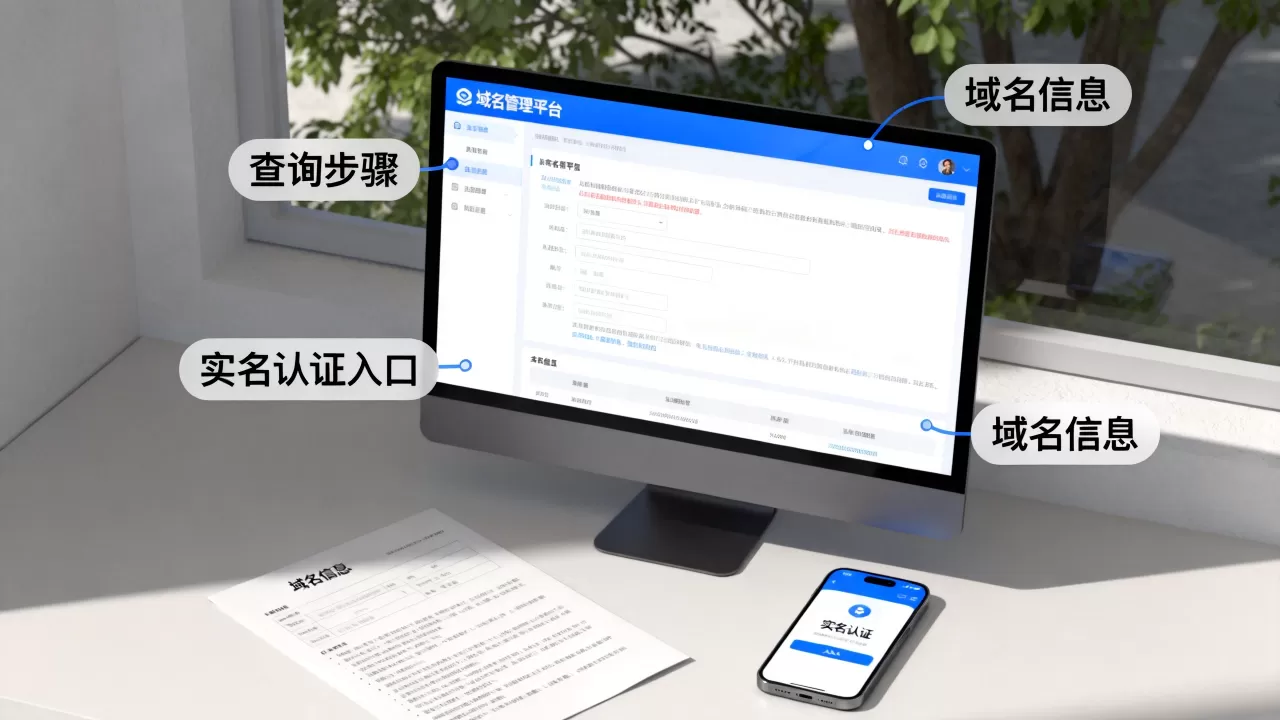 域名实名认证信息在哪里查？查询步骤详解