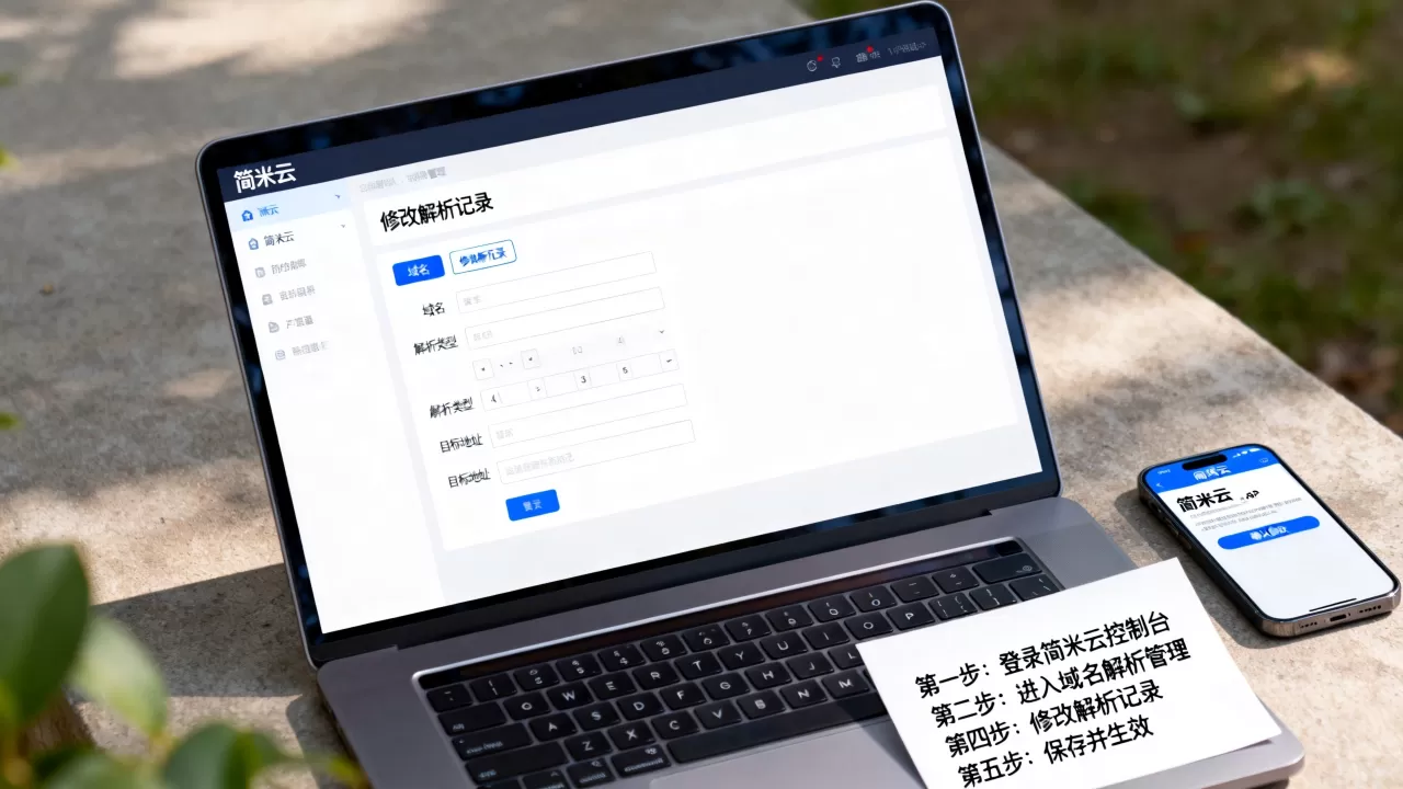 简米云修改域名解析步骤是怎样的?简米云域名解析怎么修改最快 简米云修改域名解析步骤是怎样的?简米云域名解析怎么修改最快