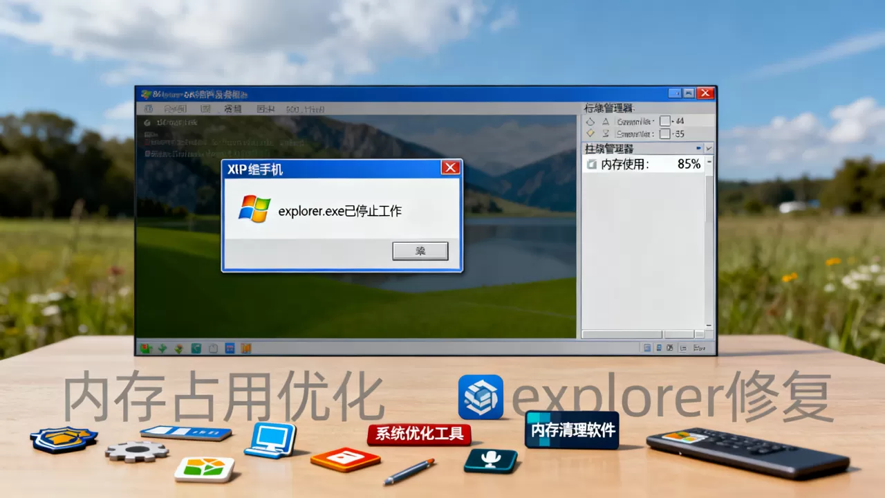 xp虚拟机explorer卡顿崩溃怎么办?虚拟机内存占用过高如何优化? xp虚拟机explorer卡顿崩溃怎么办?虚拟机内存占用过高如何优化?