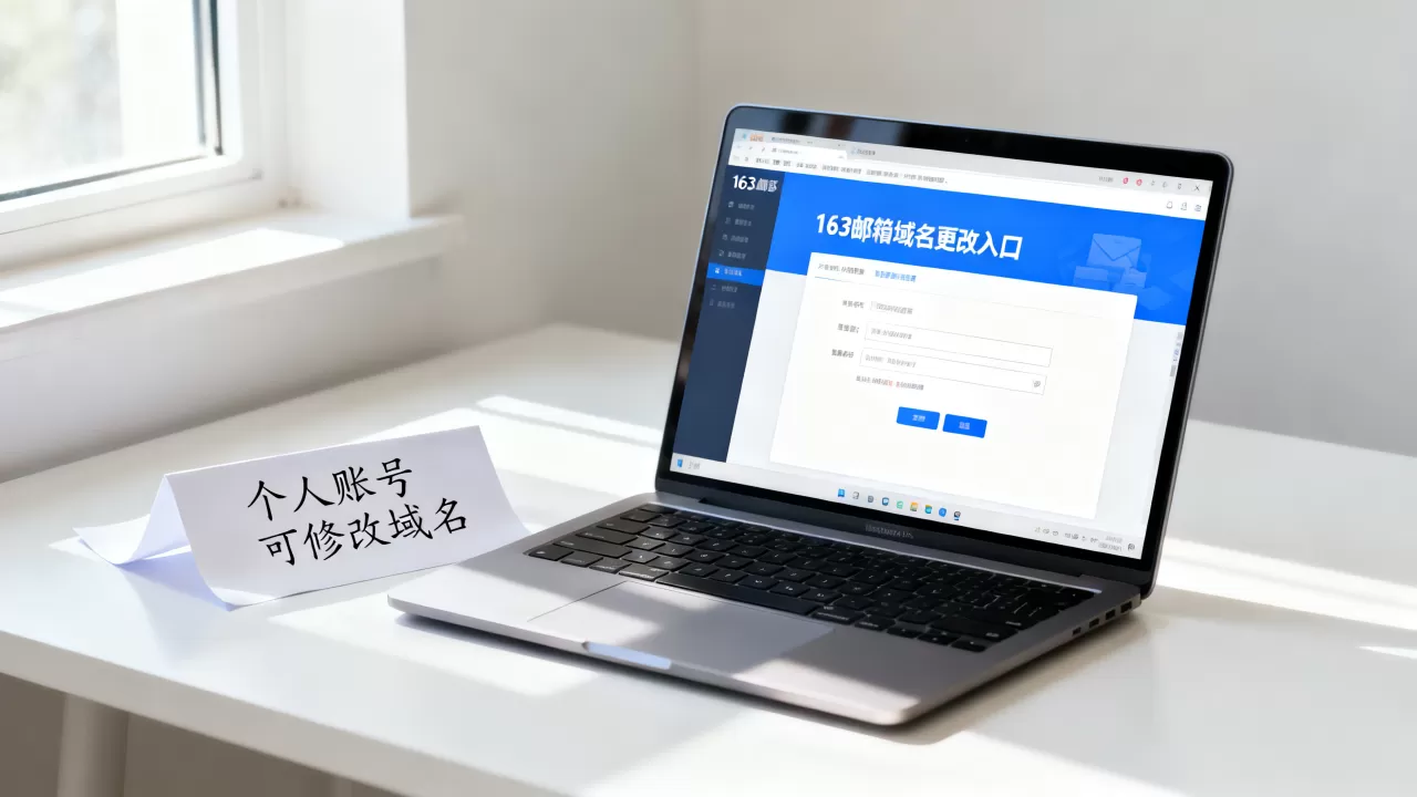 163邮箱如何更改域名？个人账号能改吗，163邮箱域名怎么改