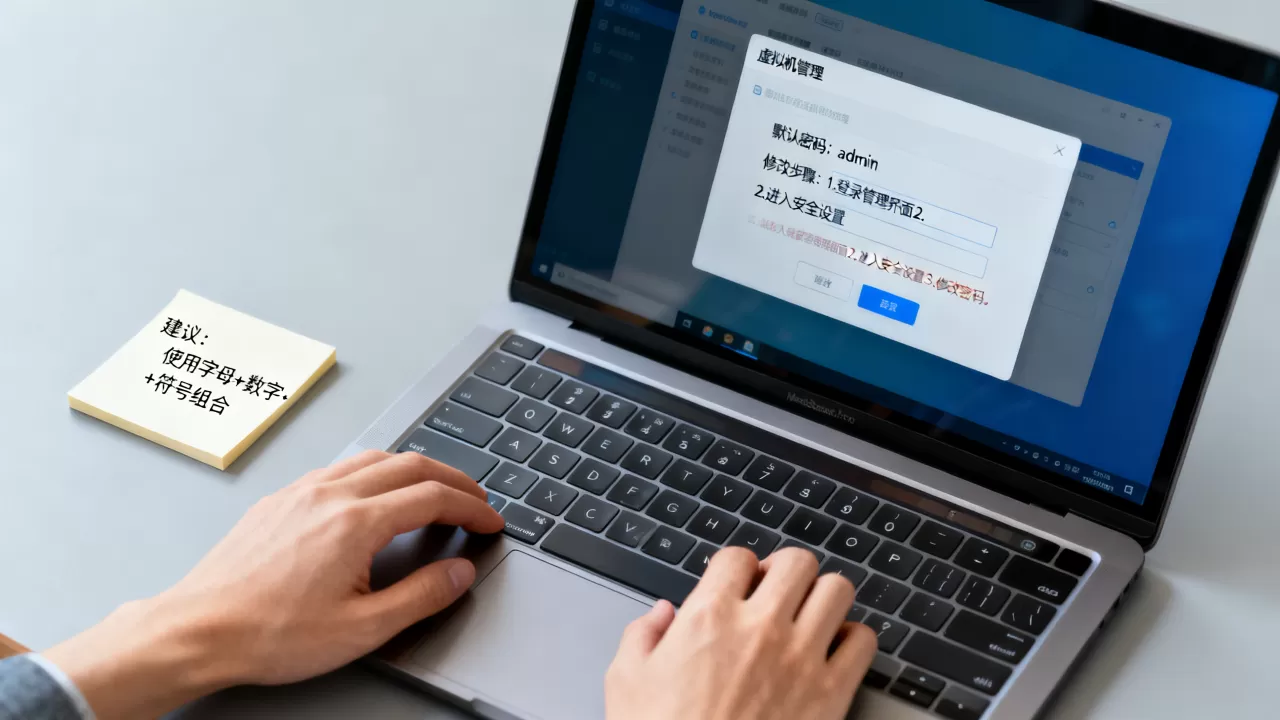 虚拟机默认密码是什么，虚拟机默认密码怎么修改才安全？