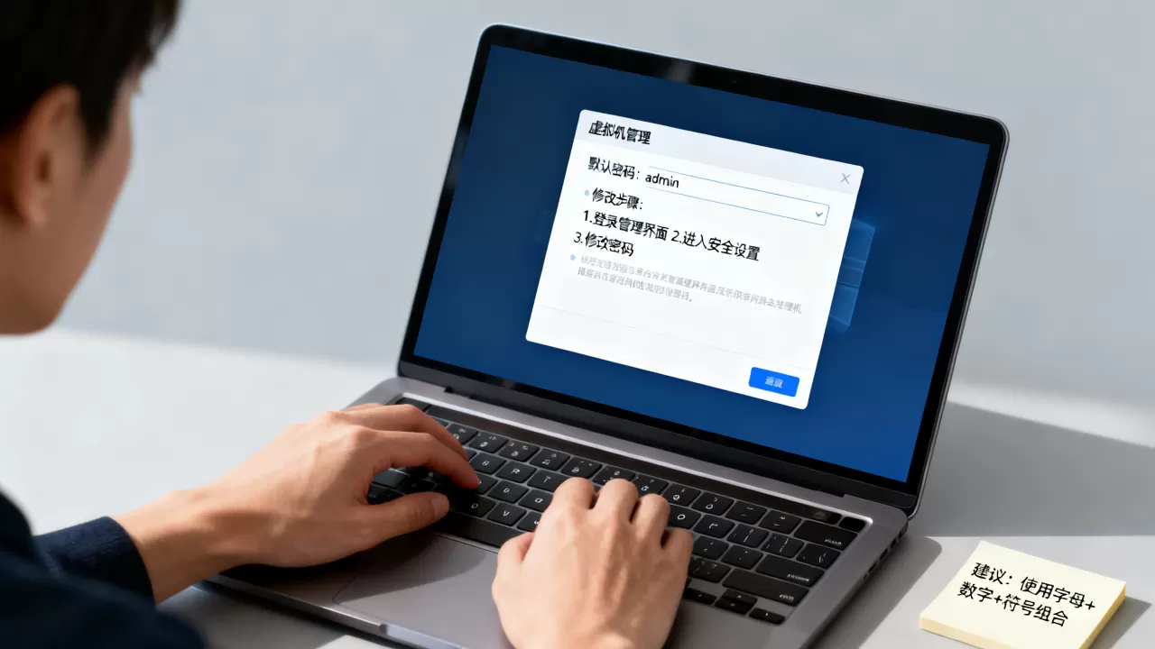 虚拟机默认密码是什么，虚拟机默认密码怎么修改才安全？