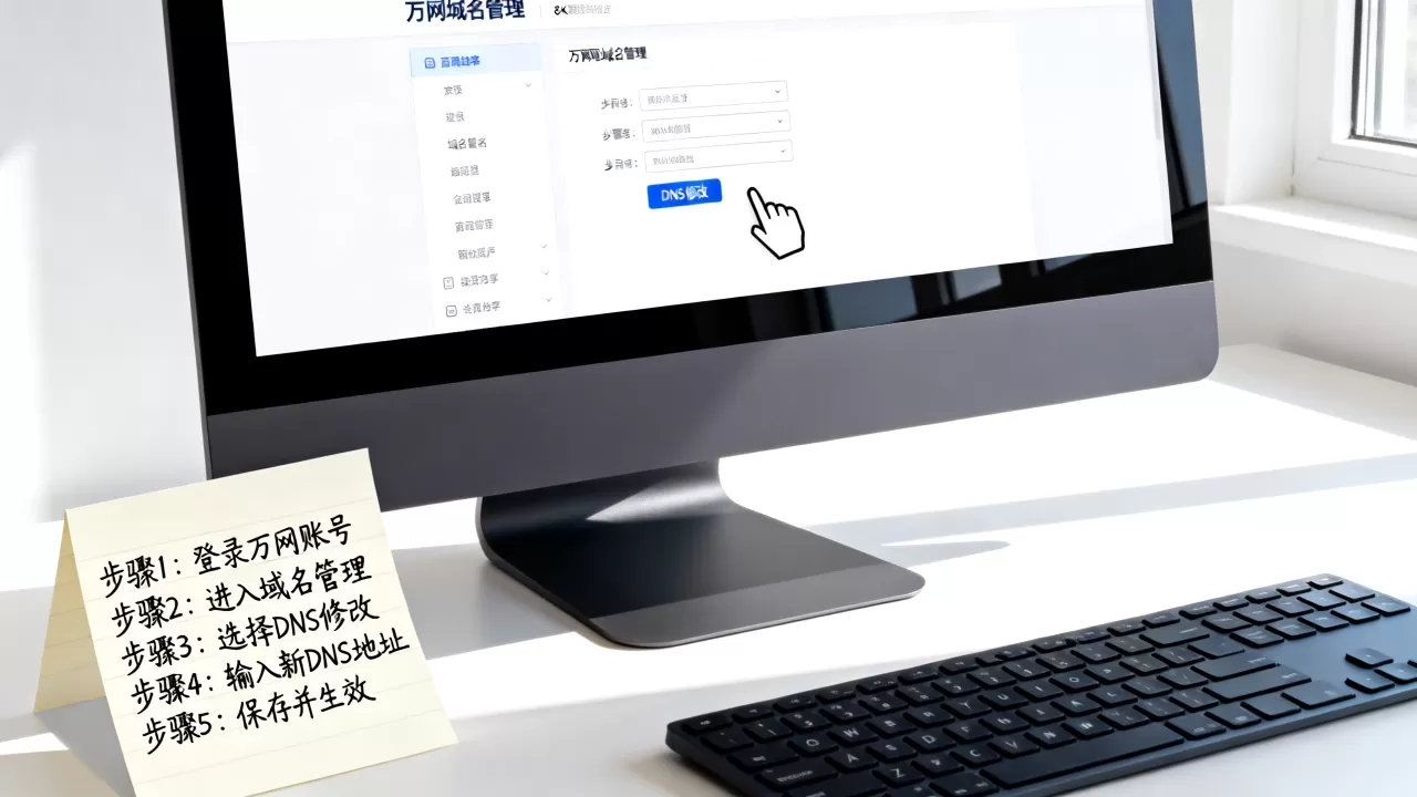 万网域名dns修改怎么操作?dns修改详细步骤有哪些? 万网域名dns修改怎么操作?dns修改详细步骤有哪些?