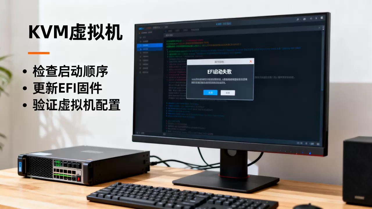 KVM虚拟机EFI启动失败怎么办？，EFI启动失败如何解决？