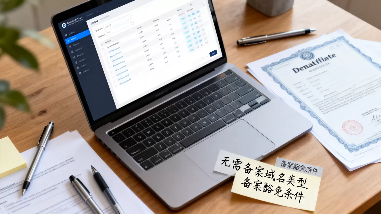 哪些域名不需要备案?备案豁免条件有哪些 哪些域名不需要备案?备案豁免条件有哪些