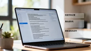 虚拟机改字体失败怎么办，虚拟机字体显示异常怎么解决