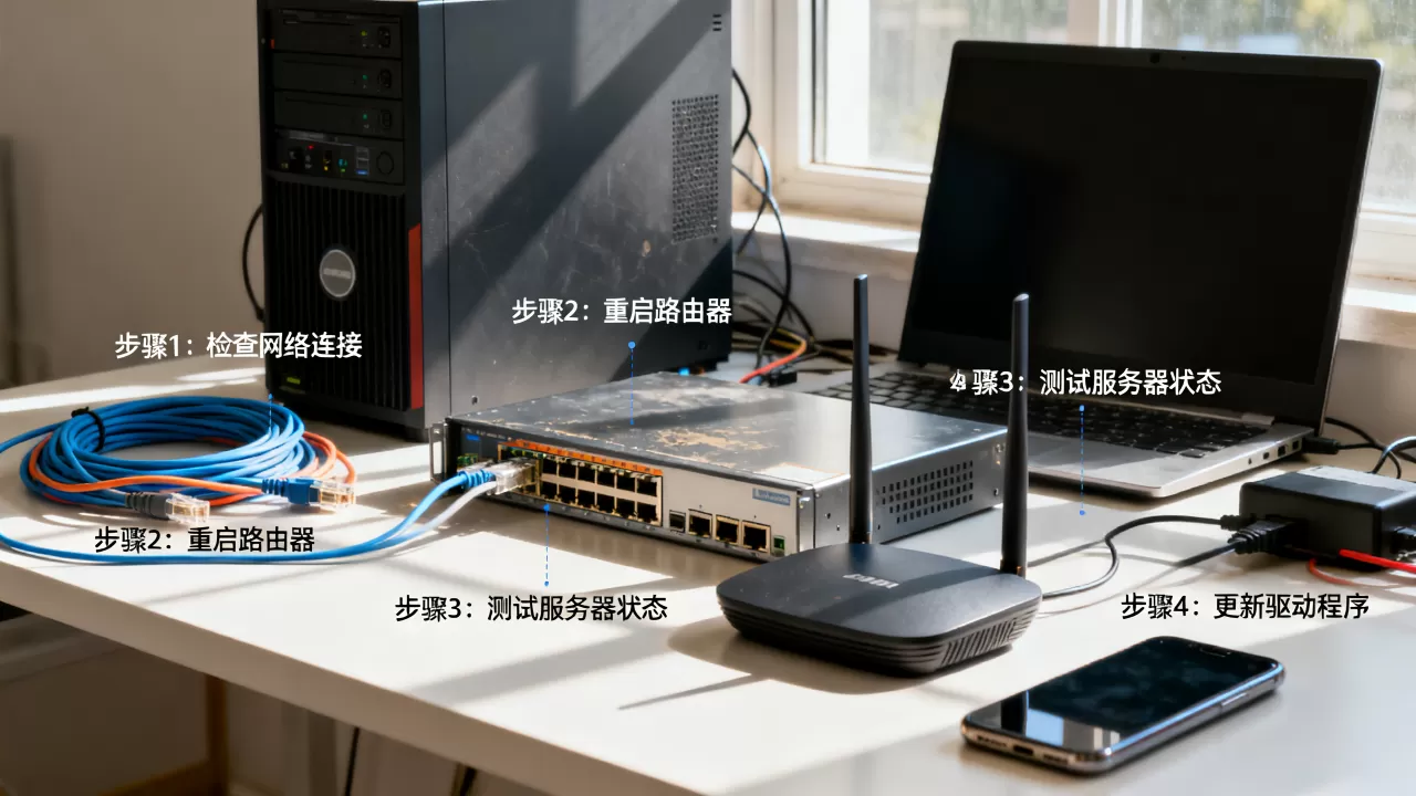 服务器联机失败怎么办?联机失败原因有哪些,排查步骤详解 服务器联机失败怎么办?联机失败原因有哪些,排查步骤详解