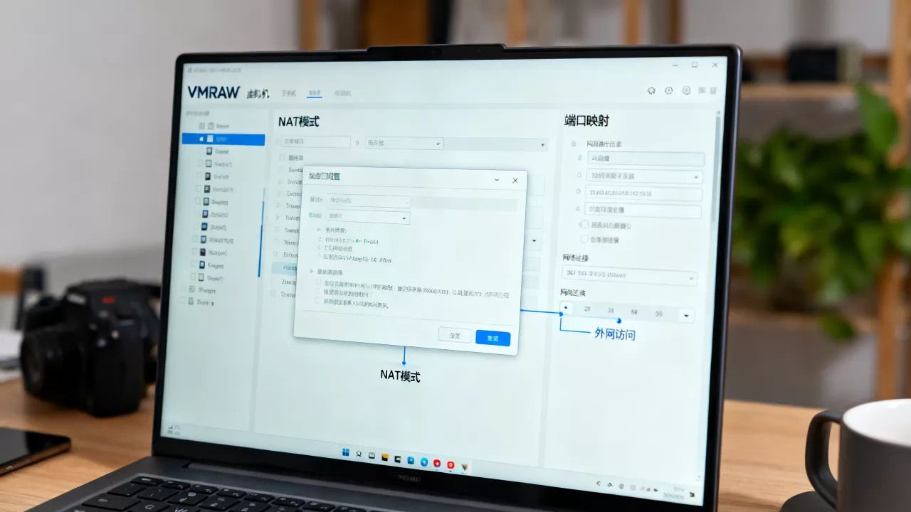 VMware虚拟机NAT模式下如何实现端口映射与外网访问，怎么配置？