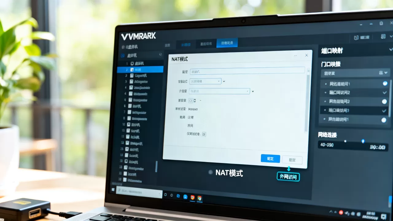 VMware虚拟机NAT模式下如何实现端口映射与外网访问，怎么配置？