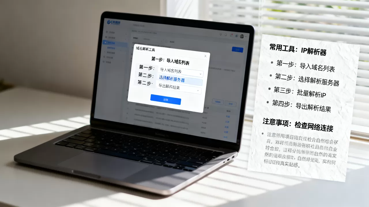 批量域名解析IP怎么操作?有哪些工具和具体步骤? 批量域名解析IP怎么操作?有哪些工具和具体步骤?