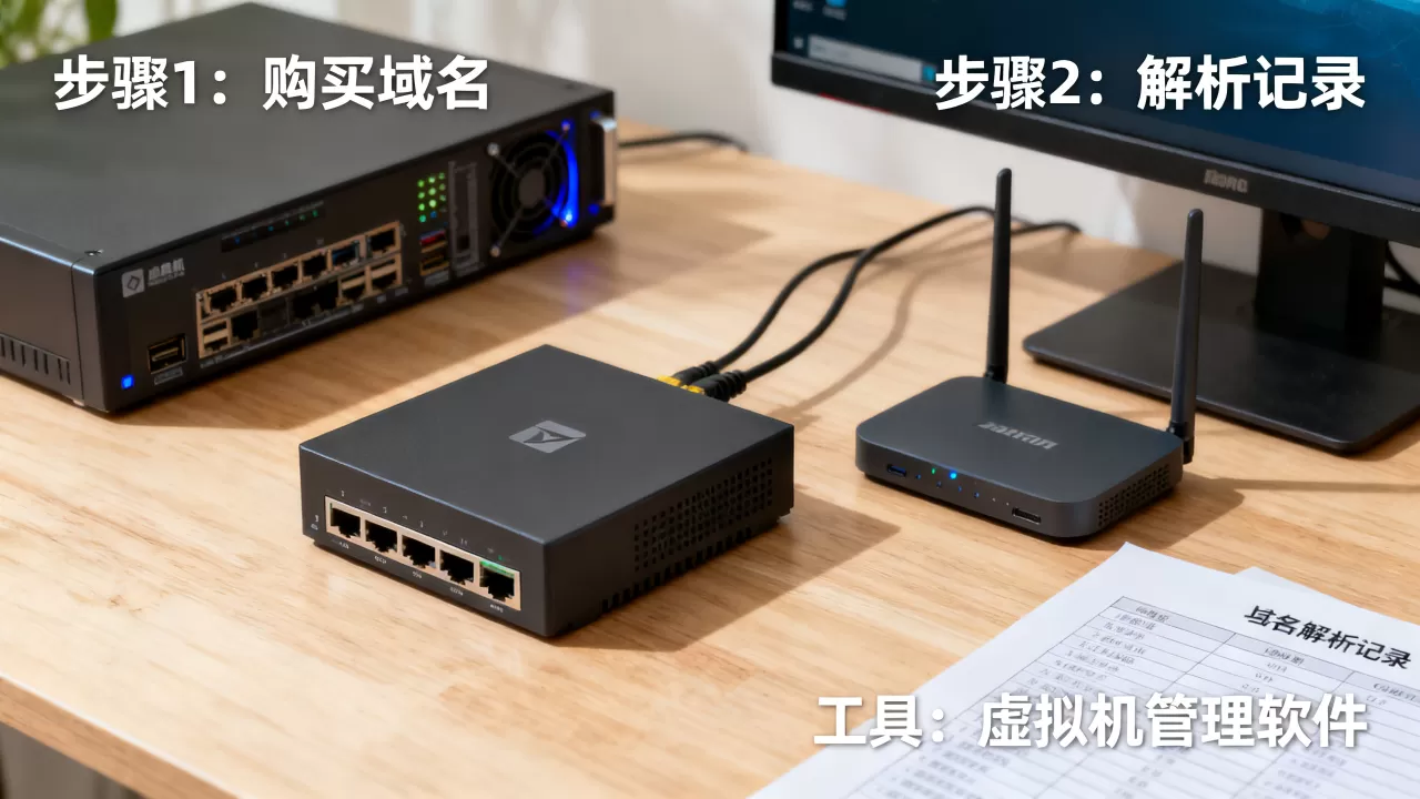 虚拟机挂域名需要哪些步骤和工具？，虚拟机怎么绑定域名？