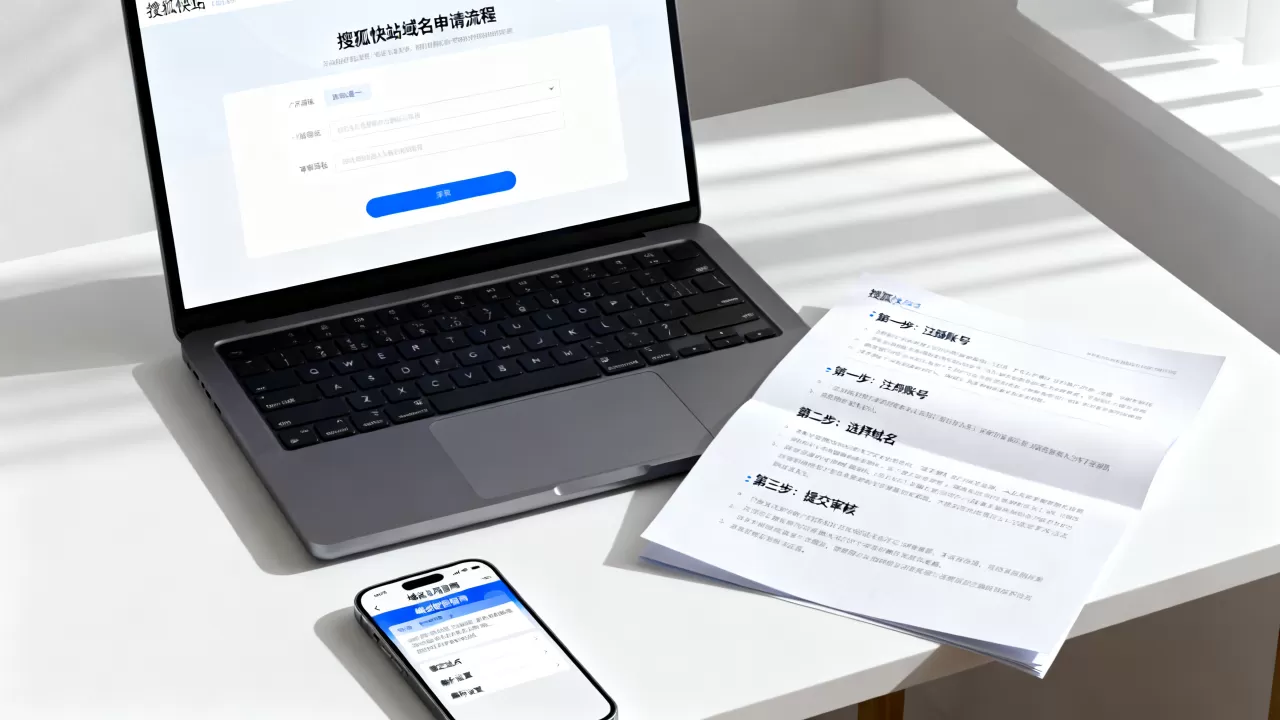 搜狐快站站点域名怎么申请与使用？，快站域名申请步骤有哪些？