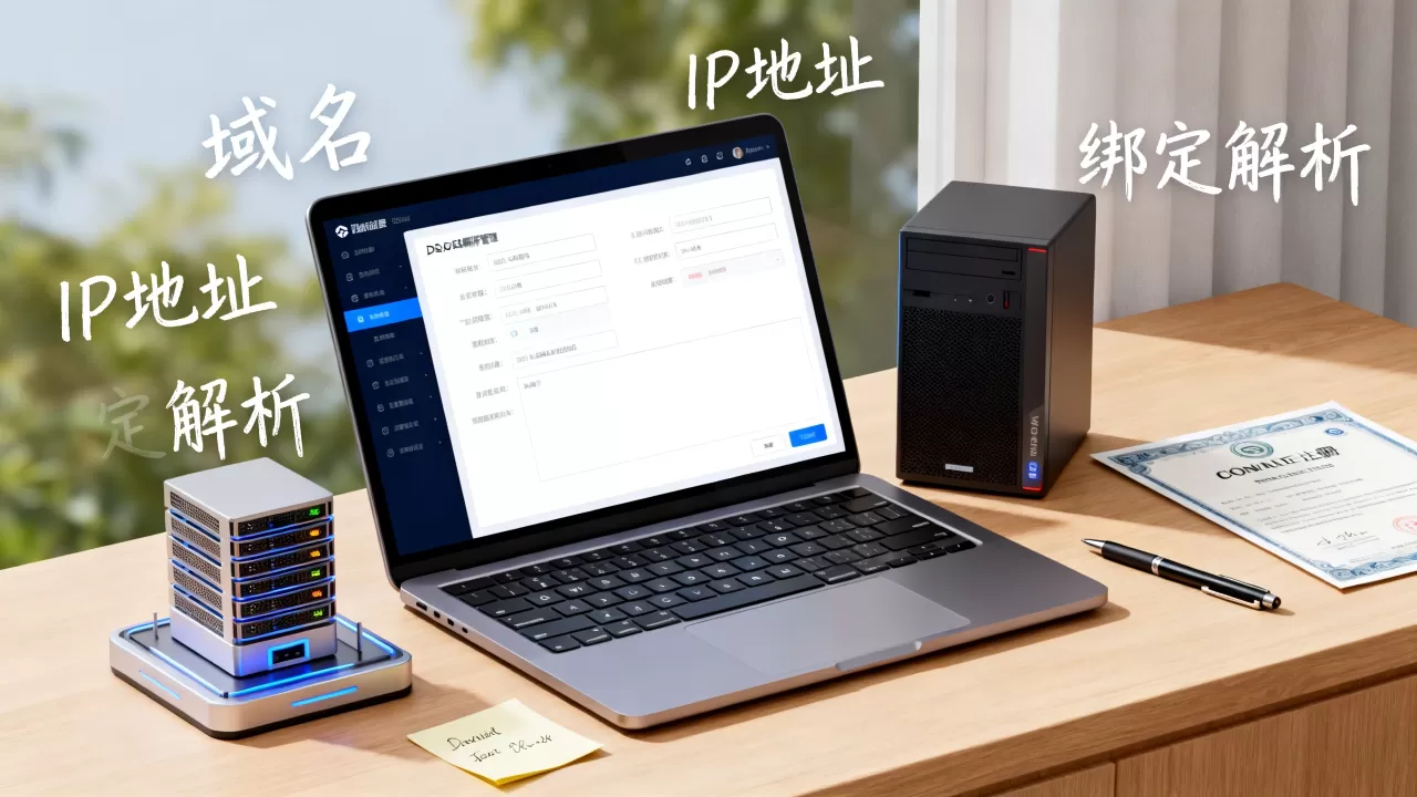 简米云域名和IP地址到底是什么关系，域名如何绑定解析