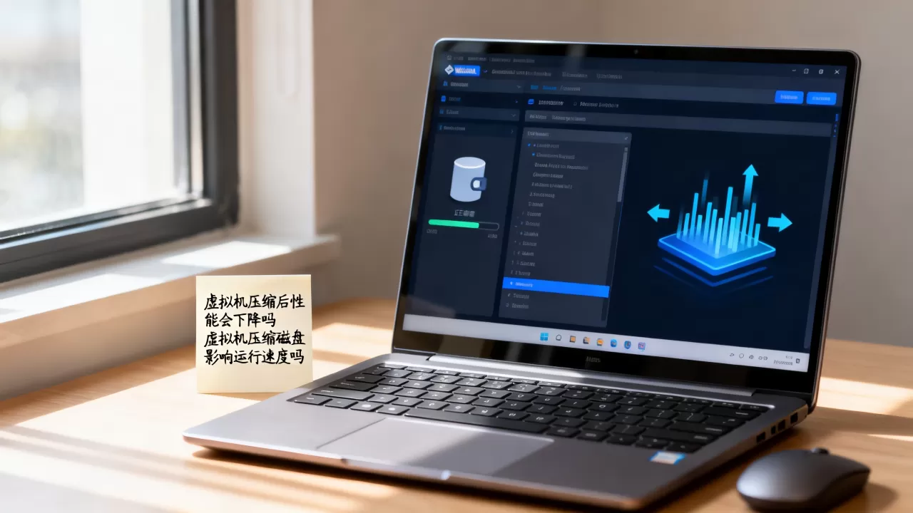 - vm虚拟机压缩后性能会下降吗，虚拟机压缩磁盘影响运行速度吗