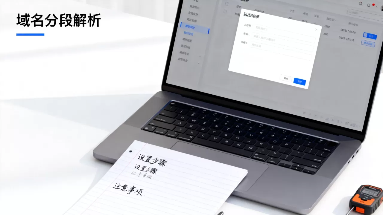 域名如何分段解析？域名解析怎么分段设置及注意事项