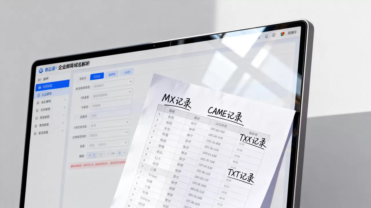 企业邮箱域名解析怎么设置才能正常收发邮件?,解析记录如何配置 企业邮箱域名解析怎么设置才能正常收发邮件?,解析记录如何配置