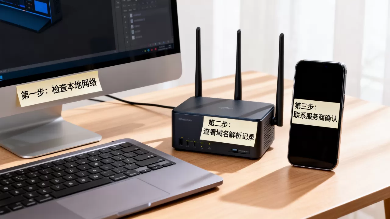 简米云域名解析错误怎么办？网站打不开如何排查解决？