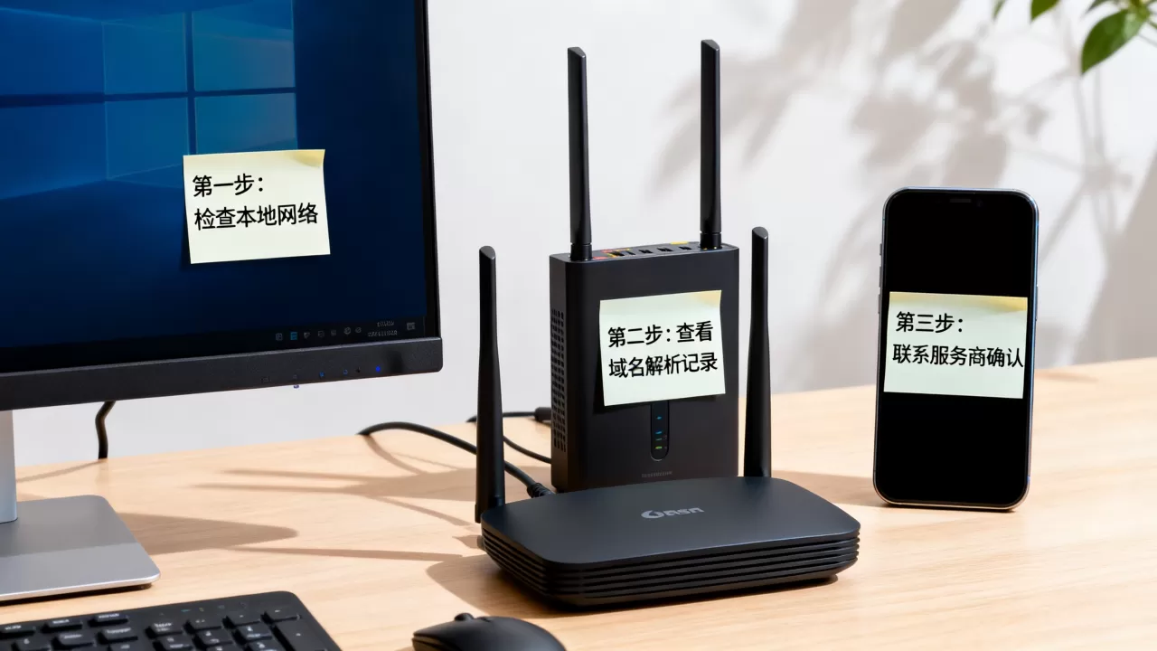简米云域名解析错误怎么办？网站打不开如何排查解决？